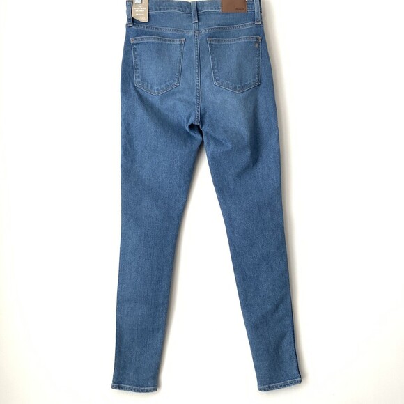 Madewell Jeans Size 26 Blue 10 High Rise Button Fly Skinny Magic Pocket. - Picture 2 of 13